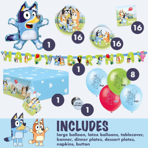 Unique Bluey Birthday Party Supplies | Bluey Party...