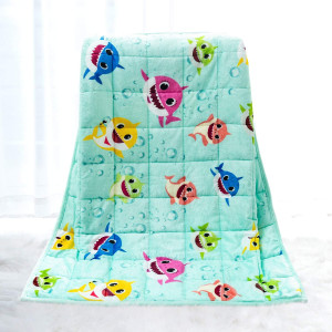 Sivio Kids Sherpa Fleece Weighted Blanket, 3lbs Sh...