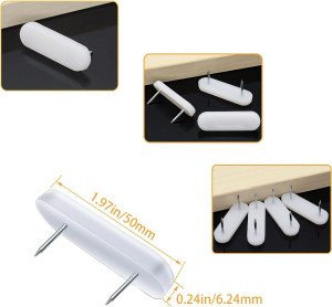 30 Pieces Bed Skirt Pins Bed Skirt Holding Pins Be...