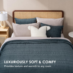 Velvet Quilt King Size, Luxury Velvet Bedding Set,...