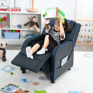 Costzon Kids Recliner, Gaming Recliner Chair w/Sid...