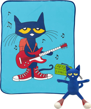Jay Franco Pete The Cat Rock Out Mini Pillow Buddy...