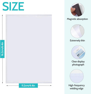 vivinin Magnetic Picture Frame, 12 Pack Magnetic F...