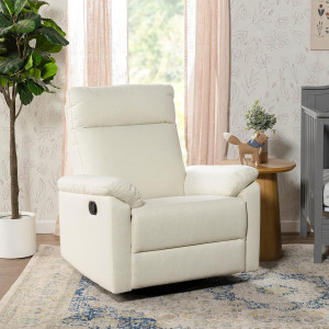 DaVinci Suzy Swivel Recliner in Vanilla, GREENGUAR...