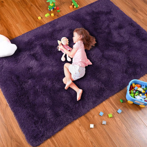Softlife Rug for Bedroom 4x5.3 Feet Area Rug for L...