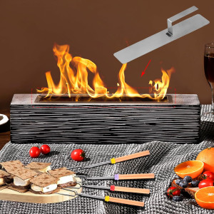 Tabletop fire Pit，Personal Fireplace Portable Ind...