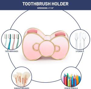 Jay Franco Hello Kitty Bow Toothbrush Holder - Pin...