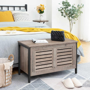 Storage Chest, Wooden Toy Chest, Retro Toy Box Org...