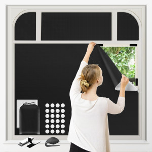 100% Blackout Blinds for Bedroom, 78" x 57", Tempo...