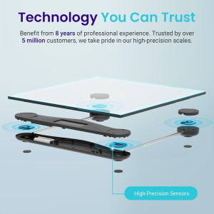 Etekcity Digital Body Weight Bathroom Scale, Large...