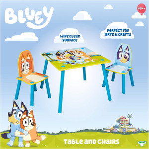 Bluey Furniture - Includes Table and 2 Chairs - Pe...