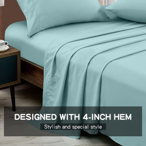 King Flat Sheets Only 2 Pack - Hotel Quality Flat...