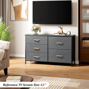 Nicehill Dresser for Bedroom with 5 Drawers, Stora...