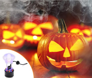 FITNATE Mist Maker, 12 LED Mister Fogger Water Fou...