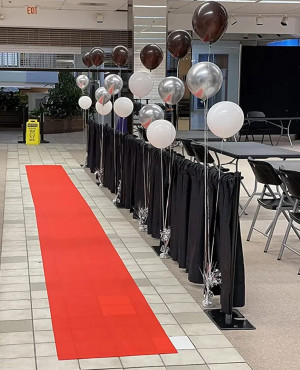 Red Carpet Runner for Party 24 in × 15 ft, Novelty...