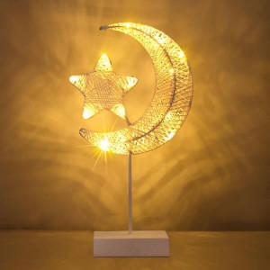 Upgraded Table Lamp for Ramadan Decorations, Batte...