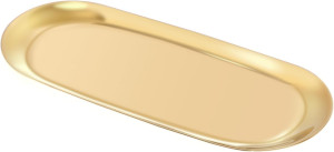 Gold Decorative Tray, Stainless Steel Jewelry Tray...
