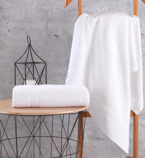 Jumbo Bath Sheet 2 Piece - 100% Ring Spun Cotton H...