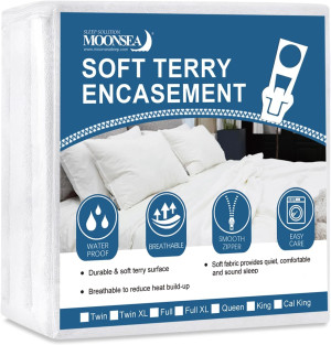 Moonsea Queen Mattress Protector Zippered (10/11/1...