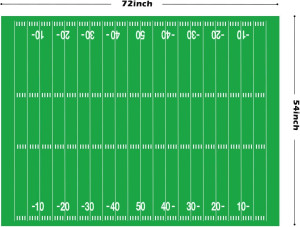 Esjay Football Tablecloth,2 Pack Football Table Co...