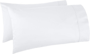 Amazon Basics 400 Thread Count Cotton Pillow Case,...