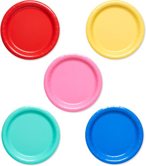 American Greetings Rainbow Party Supplies, Multico...