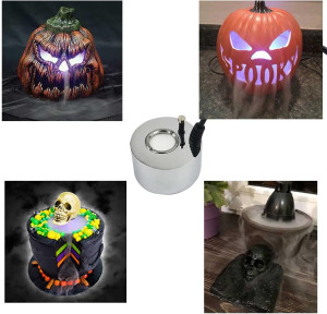 Ultrasonic Mist Maker,Halloween Mist Maker for Wat...