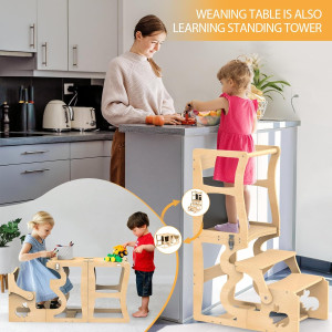 Toddler Tower, Kitchen Stool Helper for Toddlers,...