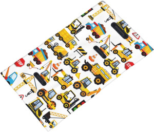 Cartoon Truck Bathroom Towels Absorbent Compact Be...