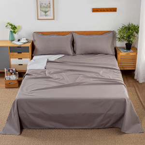 Waterproof Bed Sheet Flat Sheets Lightweight, Matt...