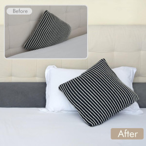 Vekkia New Bed Wedge Pillow for Headboard Gap/Head...