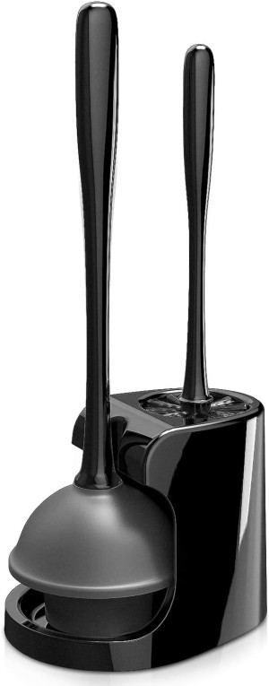 MR.SIGA Toilet Plunger and Bowl Brush Combo for Ba...