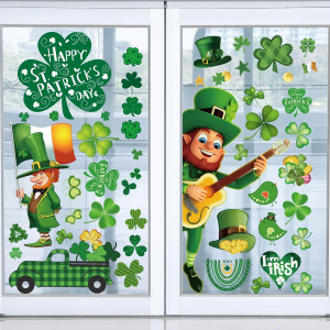 st Patricks Day Decorations Window clings 10 Sheet...