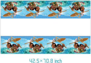 2Pack Moana Tablecloth Disposable Tablecover Birth...
