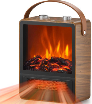 Electric Fireplace Heater for Indoor Use, 1500W/75...