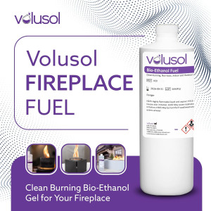 Clean-Burning Bio-Ethanol Fireplace Fuel - High-Gr...