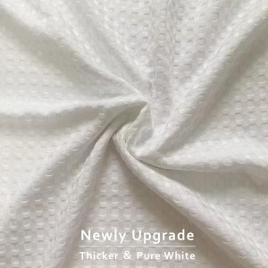 Pleated Waffle Weave Bed Skirt, Tailored Dust Ruff...