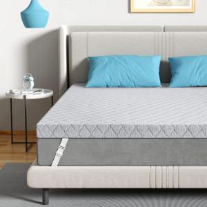 Sleepmax 4 Inch Extra Firm Mattress Topper Queen -...