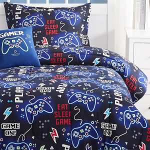 Kids Comforter Set Twin Size for Boys, Glow in The...