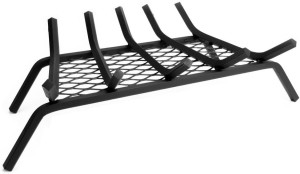 Pleasant Hearth - 1/2" Solid Steel Fireplace Grate...