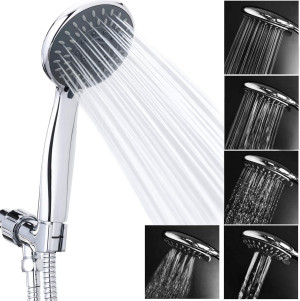 High Pressure Handheld Shower Head Briout 5-Settin...