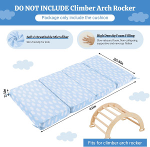 HOMBYS Foam Cushion for Climbing Arch, Thick & Flu...