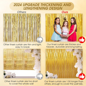 Birthday Party Decorations| 3 Pack 3.3 x 9.9 ft Go...