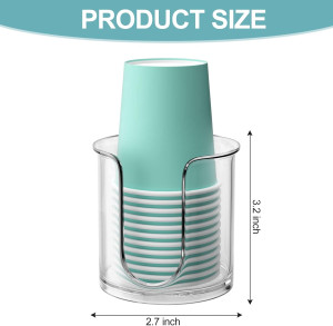 Bathroom Cup Dispenser,Small Disposable Paper Cup...