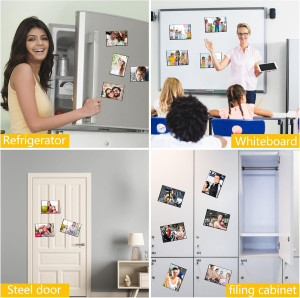 YixangDD Magnetic Picture Frames 15 Packs-Fridge M...