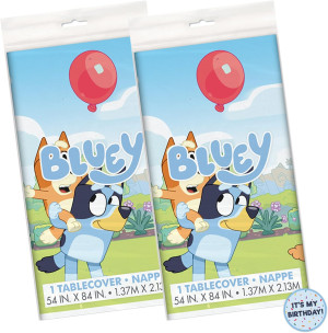 Unique Bluey Birthday Party Supplies - Rectangular...