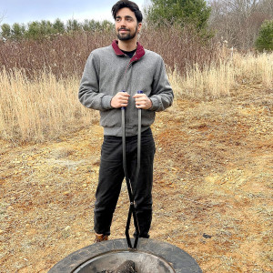 40'' Fire Log Tongs Curved Arc Firewood Grabbe Too...