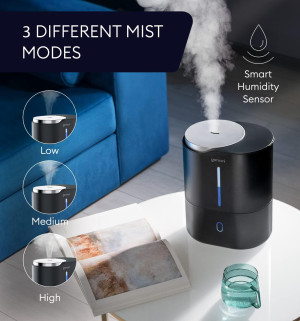GENIANI Ultrasonic Cool Mist Humidifier for Bedroo...