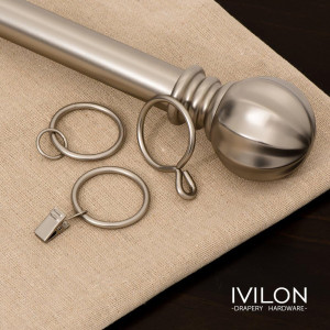 Ivilon Drapery Curtain Clip Rings - Clips Ring for...