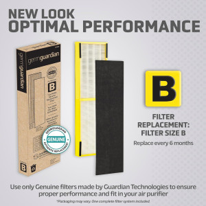 GermGuardian Filter B HEPA Pure Genuine Air Purifi...